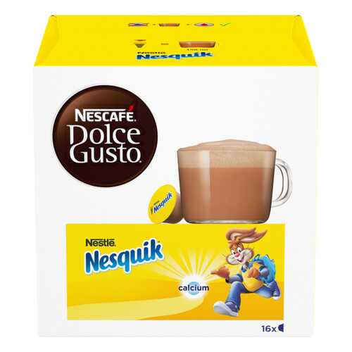 Шоколадный напиток в капсулах Nescafe Dolce Gusto nesquik 16 капсул в Верный
