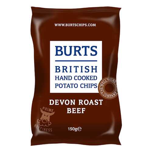 Чипсы BURTS Devon Roast Beef картофельные150г в Верный
