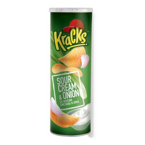 Чипсы картофельные т.з. Кракс (Kracks) со вкусом сметаны и лука 110г в Верный