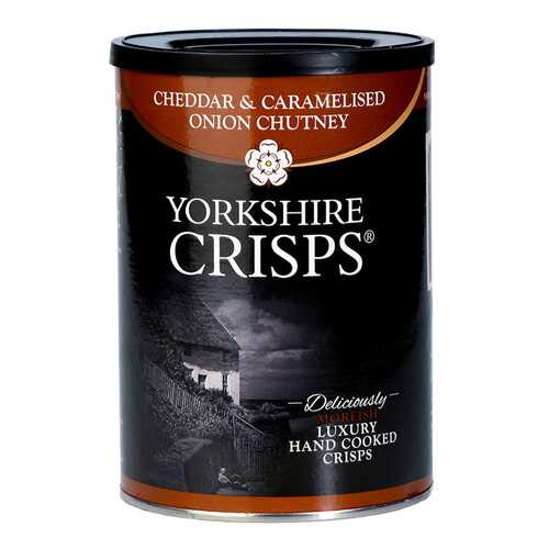Чипсы картофельные Yorkshire Crisps с сыром чеддер и карамелизированным луком 100 г в Верный