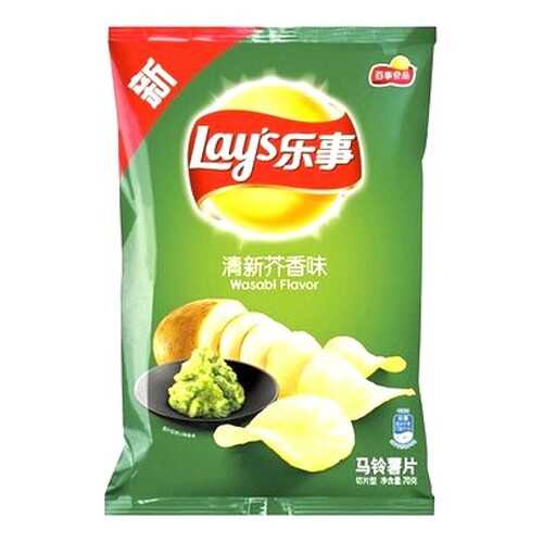 Чипсы «Lay’s» со вкусом васаби, 70гр. в Верный