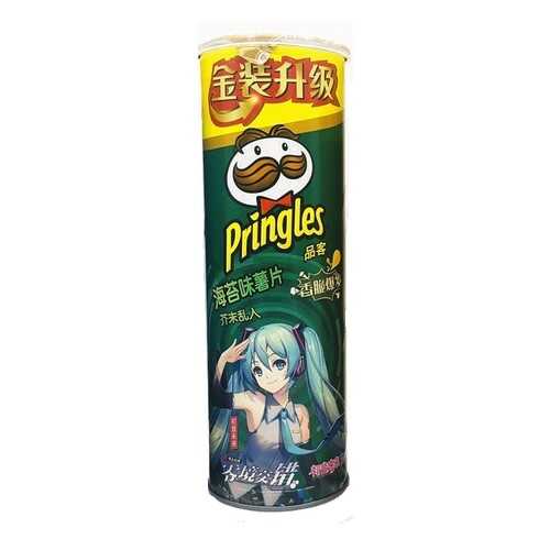 Чипсы Pringles со вкусом Васаби и водоросли Нори 110г,туба в Верный