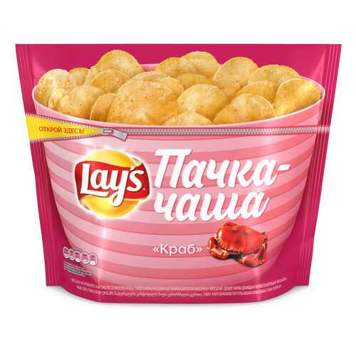 Картофельные чипсы Lay's краб 240 г в Верный