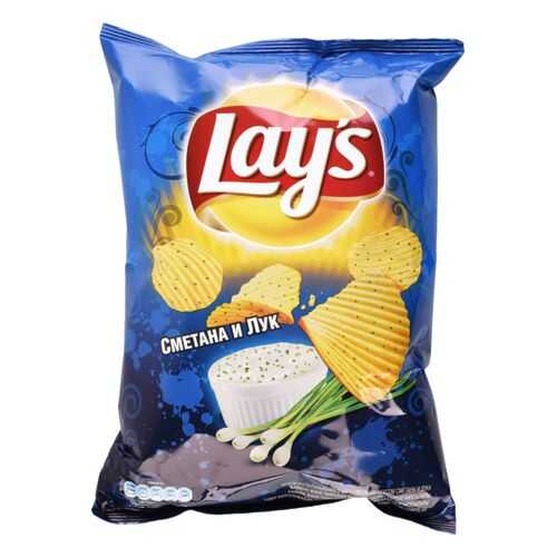 Картофельные чипсы Lay's сметана и лук 150 г в Верный