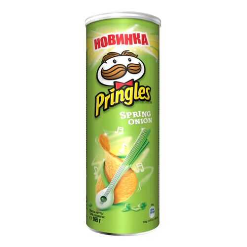 Картофельные чипсы Pringles зеленый лук 165 г в Верный
