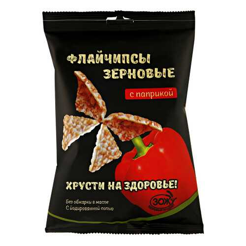 Флайчипсы зерновые с паприкой 40 г в Верный