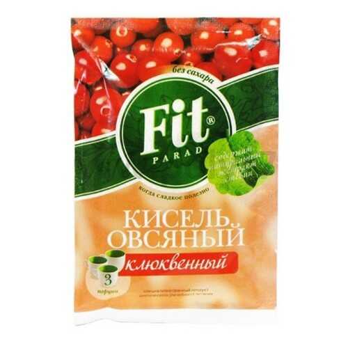 Кисель овсяный Fit Parad клюквенный 50 г в Верный