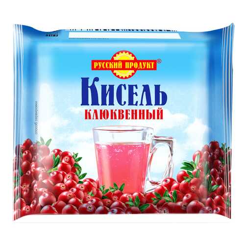 Кисель Русский продукт клюквенный брикет 220 г в Верный