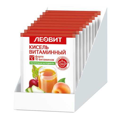 Кисель Витаминный ФОРТЕ. Шоубокс 20 шт. по 20 г. в Верный