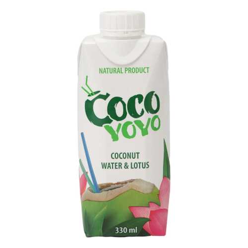 Кокосовая вода Cocoyoyo с семенем лотоса 330 мл в Верный