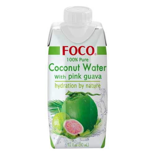 Вода кокосовая Foco с розовой гуавой 330 мл в Верный