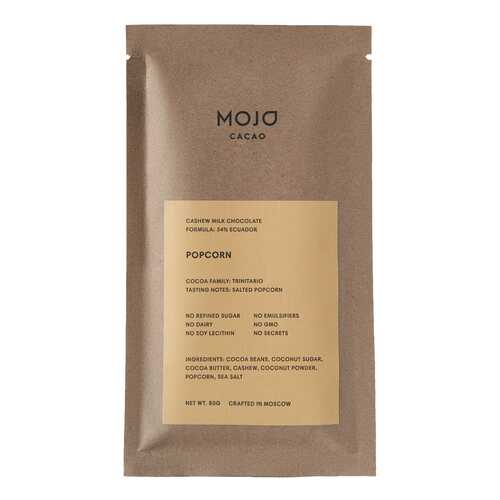 Молочный шоколад 54% Mojo Cacao с воздушным соленым попкорном. popcorn в Верный