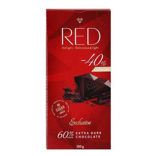 Шоколад Red Exclusive экстра темный какао 60% 100 г в Верный