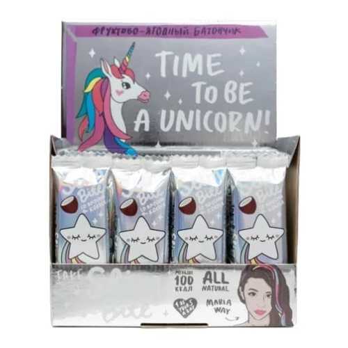 Батончик Фруктово-ягодный Bite Slim Unicorn Кокос 30 штук по 30 гр в Верный