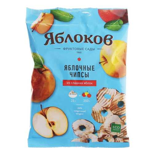 Чипсы фруктовые Мультяша из сладких яблок в Верный