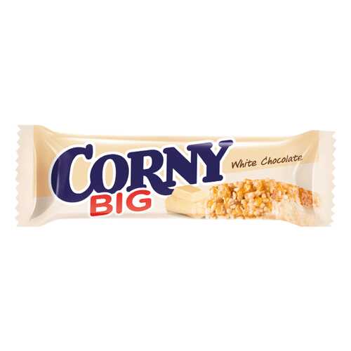 Corny BIG Злаковая полоска с белым шоколадом 24 штуки по 40г в Верный