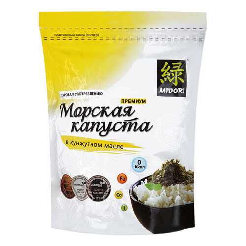 Морская капуста нори Midori в кунжутном масле 80 г в Верный