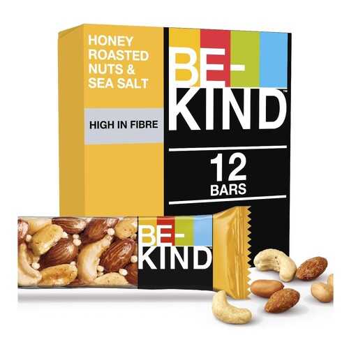 Ореховый батончик BE-KIND с медом и морской солью 12 штук по 40 г в Верный