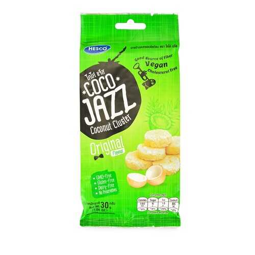 Снеки кокосовые Coco Jazz оригинальные 30г Таиланд в Верный