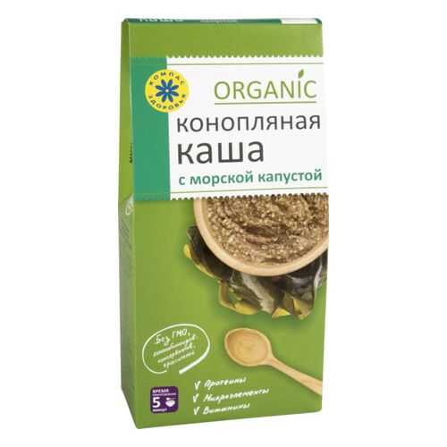 Каша конопляная Компас здоровья organic с морской капустой 250 г в Верный