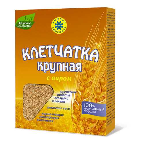 Клетчатка Компас Здоровья пшеничная крупная с аиром 150 г в Верный