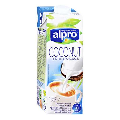 Напиток кокосовый Alpro с соей обогащенный кальцием и витаминами professionals 1 л в Верный
