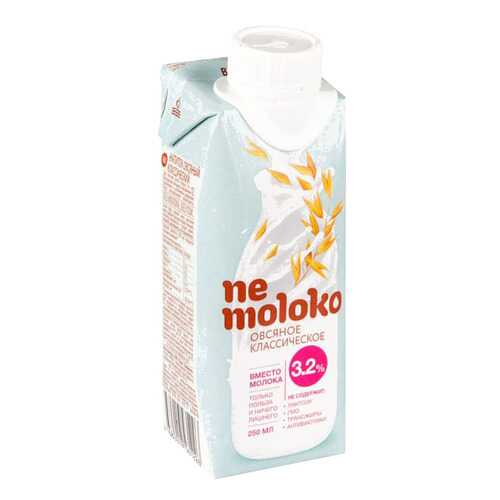 Напиток Ne moloko овсяный классический 3.2% 250 мл в Верный