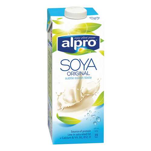 Напиток соевый Alpro обогащенный кальцием и витаминами с кальцием 1 л в Верный