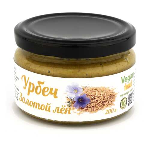 Урбеч Vegan-food из семян золотого льна 200 г в Верный
