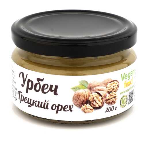 Урбеч Vegan-food из ядер грецкого ореха 200 г в Верный