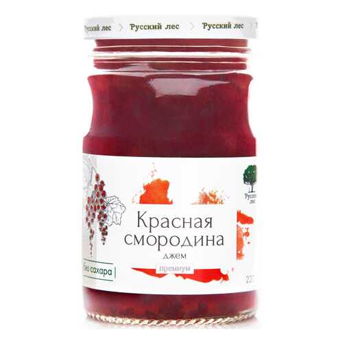 Джем Русский лес красная смородина премиум 220 г в Верный