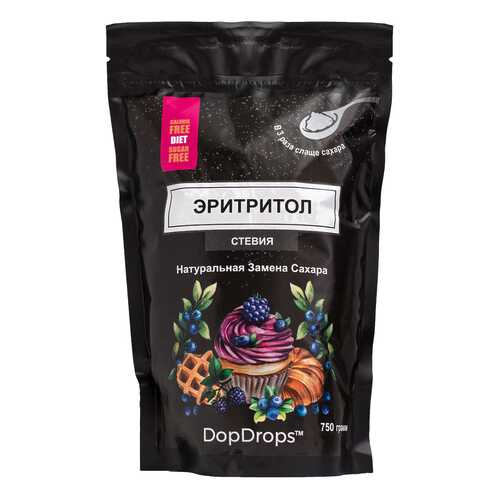 Эритритол/стевия DopDrops 3:1 750 г в Верный