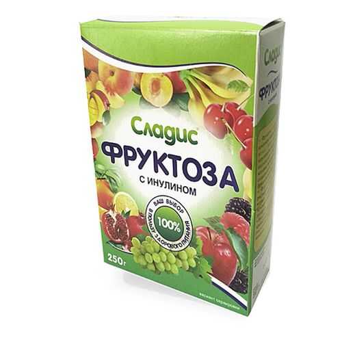 Фруктоза кристаллическая Cладис с инулином 250 г в Верный