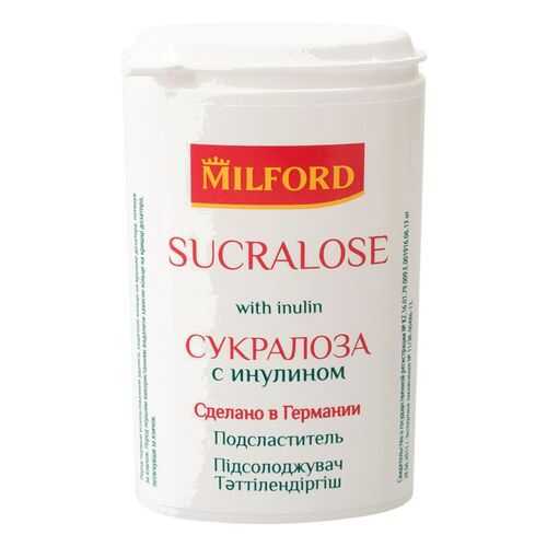 Подсластитель сукралоза Milford с инулином 22.2 г в Верный