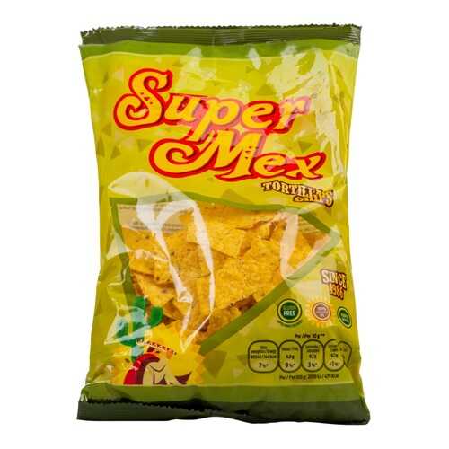 Чипсы кукурузные Super Mex Nachos с солью Chavez y Clark S.L. 180 г Испания в Верный