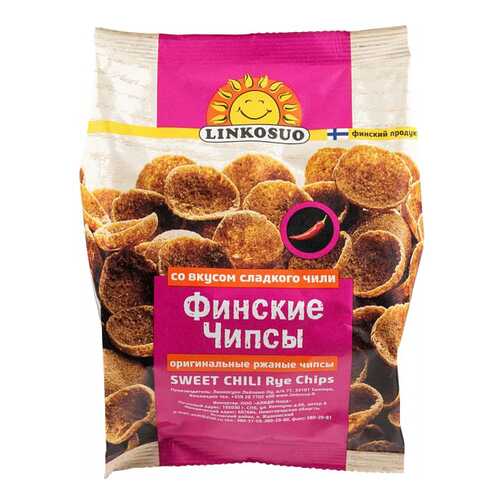 Чипсы ржаные Linkosuo финские со вкусом сладкого чили 120 г в Верный
