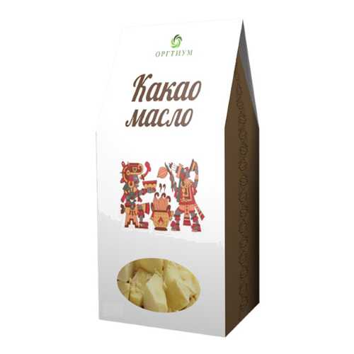 Какао масло Оргтиум горячего первого отжима 100 г в Верный