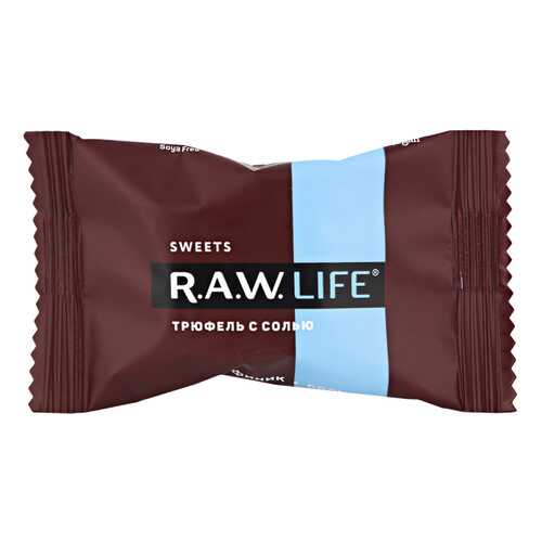 Конфета Raw Life трюфель с солью 18 г в Верный