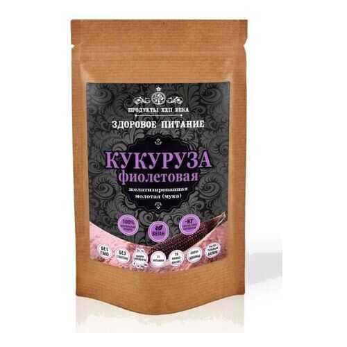 Кукуруза фиолетовая Продукты XXII века молотая мука желатинизированная 100 г в Верный