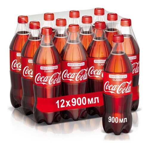 Напиток Coca-Cola сильногазированный 0,9л*12 в Верный