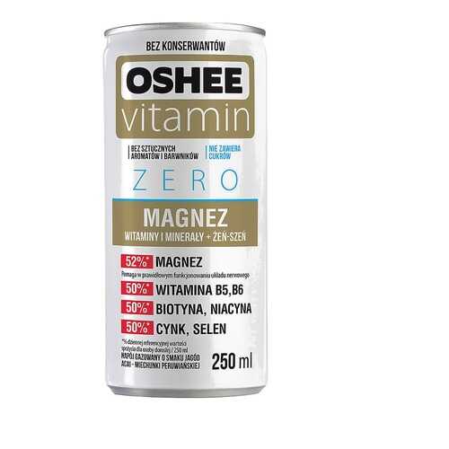 Напиток газированный без сахара Oshee Zero со вкусом ягод акаи 250 мл ж/б Польша в Верный