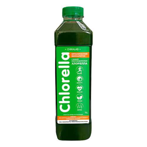 Напиток органический Хлорелла BOMBBAR Chikalab Chlorella 1000 мл в Верный