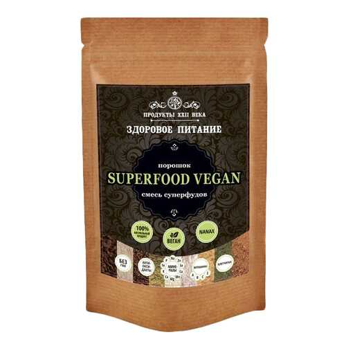 Смесь суперфудов Продукты XXII века Nanax Superfood Vegan порошок 200 г в Верный