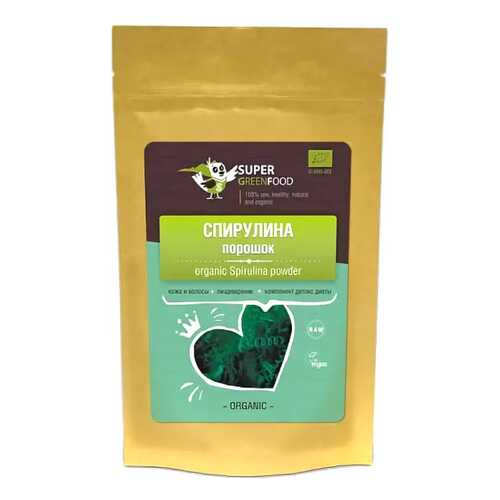 Спирулина Super Green Food порошок 200 г в Верный