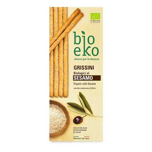 Гриссини из цельнозерновой пшеничной муки с кунжутом БИО, EKO BIO, 125 г, Италия в Верный