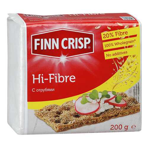 Хлебцы Finn Crisp ржаные с отрубями 200 г в Верный