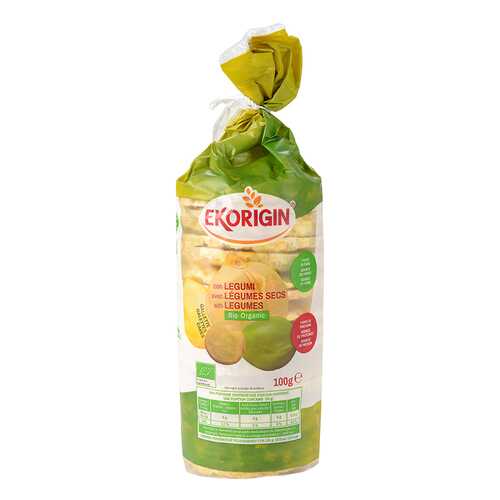 Хлебцы кукурузные Ekorigin legumes cakes с овощами 100 г в Верный