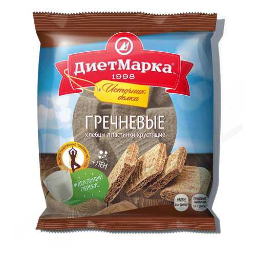 Хлебцы-мини пластинки ДиетМарка гречневые 50 г в Верный