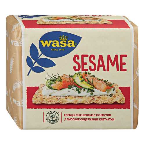 Хлебцы Wasa Sesame пшеничные с кунжутом 200 г в Верный