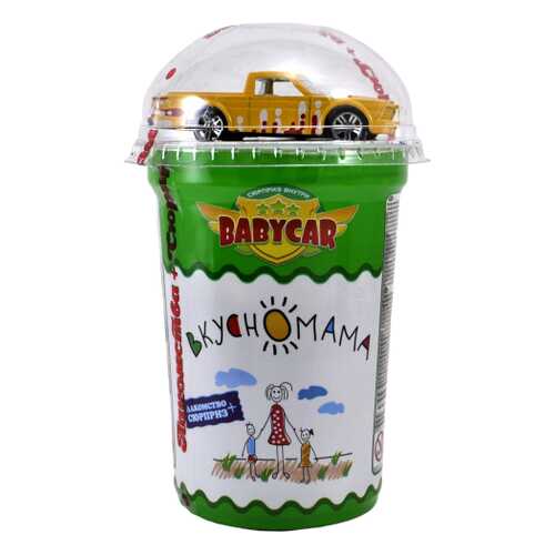 Кукурузные шарики в глазури Вкусномама Babycar с игрушкой 30 г в Верный